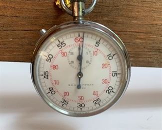 Vintage A.R. & J.e. Meylan mechanical wind up stop watch