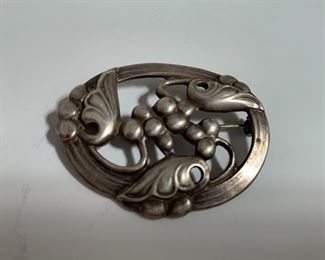 Vintage sterling Coro brooch