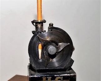 Antique mechanical pencil sharpener