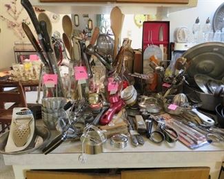 Kitchen utensils.. from vintage to Pampered Chef