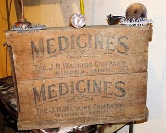 Wonderful primitive medical crate