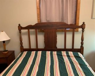 Antique Bed (full) with nice Mattress
