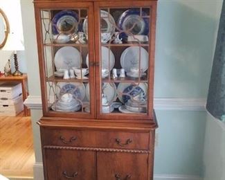 Antique China cabinet by Fine Finch Furniture. 