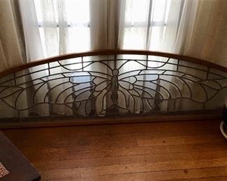 Large Leaded Glass Butterfly 