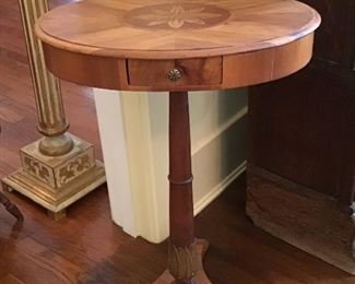 Small Antique Marqutry Table