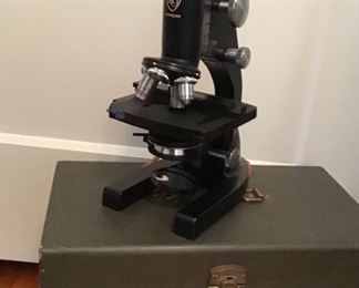 Microscope with Case