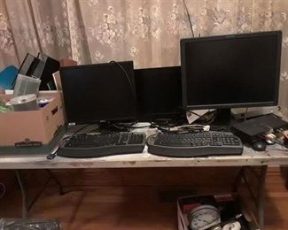Computer Monitors, Keyboards, Mouse, TV