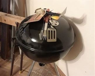 BBQ Grill and Grill Utensils