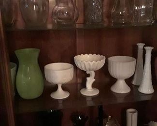 Glass Vases and Ceramic Ware