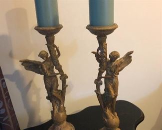 celestial candle holders