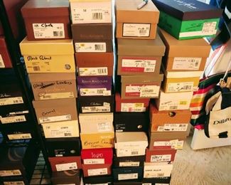 Over 100 pair of name brand shoes