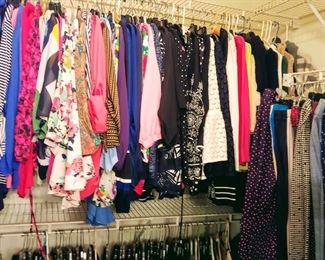 Clothing by brooks Bro, saks fifth ave, Lord & Taylor, Talbots, Ralph Lauren and many other brands