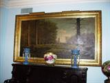 Oil on Canvas signed WM Snyder - 1896 - original frame