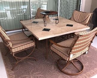 Owlee Patio Simulated Travertine Stone