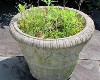 1 of 2 Concrete Planters