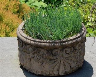 1 of 2 Concrete Planters