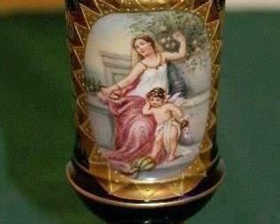 Hand Painted Rudolstadt Vase