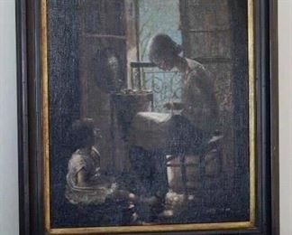 Signed "Lukov 79" O/Artist Board