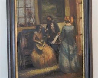 Signed "Lukov 80" O/Artist Board