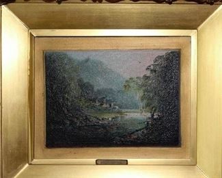 1750 O/C Signed "Montaque"