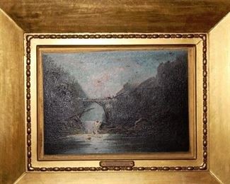 1750 O/C Signed "Montaque"