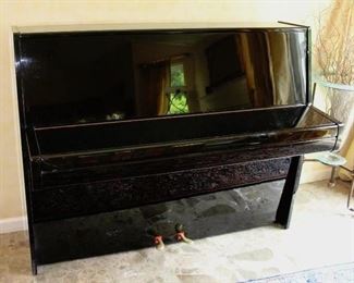 Steinway "Z" Model Upright Piano 44" x 55 1/2" x 23"