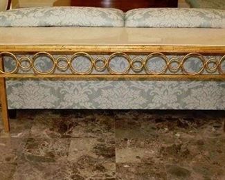 Metal & Marble Sofa Table