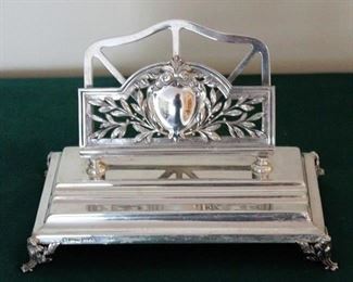 Tapazio Sterling Pen/Letter Tray