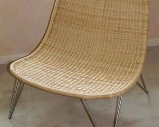 MCM Style Wicker Chair