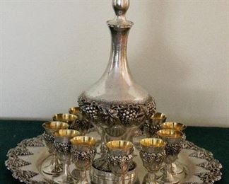 Tapazio Sterling Cordial Set