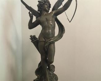 EROS Salon 1907 French Sculpture par Aug. Moreau$2,950