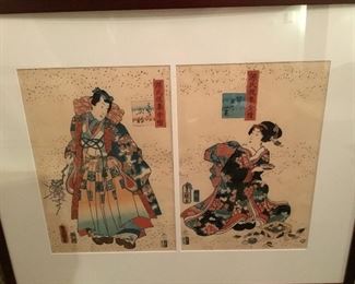 Japanese art signed by the artist