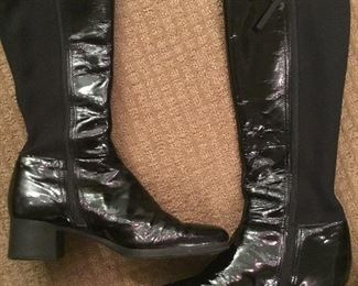 PRADA PATENT LEATHER BOOTS