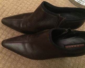 PRADA LEATHER BOOTS