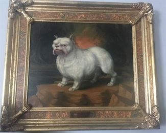 Laurie Hogan original signed and framed oil.” How sweet I roamed from field to field and tasted all the summers pride”. $2500