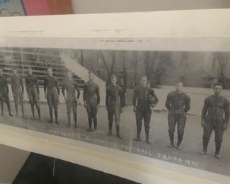 Marquette 1920s football squad original photo