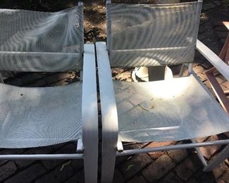 Vintage BROWN JORDAN Patio chairs $200