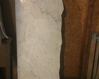 2 large marble slabs, enough to make 2 counters/tables approximately 4 ft long