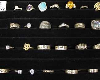  Selection of Marked 925 Silver Rings

Auction Estimate $10-$30 – Located Inside 