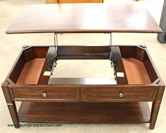  NEW Mahogany Finish Lift Top Coffee Table

Auction estimate $100-$300 – Located Inside 