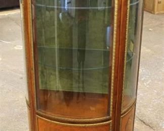  French Style Curve Glass Inlaid Crystal Cabinet with Applied Bronze – has age to it

Auction Estimate $200-$400 – Located Inside 