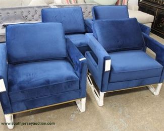 Set of 12 Modern Design Blue Velour Lounge Chairs – may be offered separate

Auction Estimate $100-$300 each – Located Inside

  