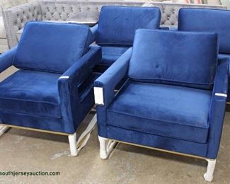  Set of 12 Modern Design Blue Velour Lounge Chairs – may be offered separate

Auction Estimate $100-$300 each – Located Inside

  
