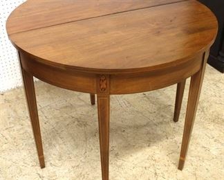 Mahogany “Norris Furniture, Richmond Virginia” Inlaid Lift Top Game Table

Auction Estimate $200-$400 – Located Inside