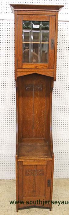 ANTIQUE Oak Beveled Glass Tall Case Cabinet

Auction Estimate $100-$300 – Located Inside