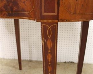 Burl Mahogany Banded and Inlaid with Bell Flower Inlay Lift Top Game Table

Auction Estimate $200-$400 – Located Inside

