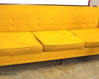 Mid Century Modern “Kroehler Furniture, Avant Designs” Gold Upholstered Button Tufted Sofa with Danish Walnut Frame

Auction Estimate $300-$600 – Located Inside

