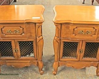PAIR of Cherry French Provincial 1 Drawer 2 Door Night Stands

Auction Estimate $50-$100 – Located Inside