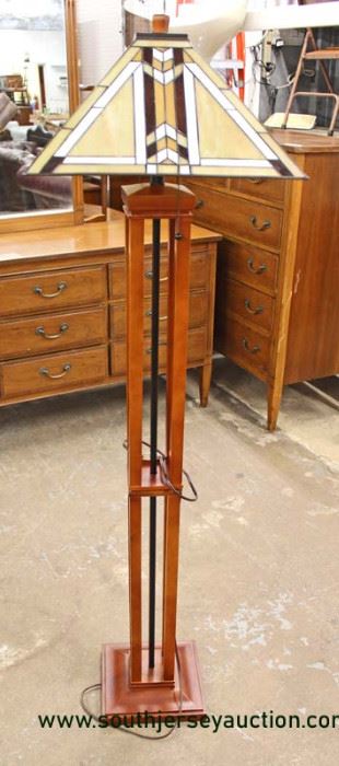 Contemporary Mission Style Leaded Glass Shade Floor Lamp

Auction Estimate $50-$100 – Located Inside