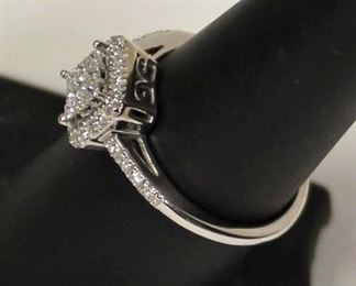  14 Karat White Gold ½ CTW Princess Cut Diamond Ring

Auction Estimate $400-$800 – Located Inside 